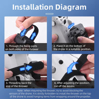BRDRC Airdrop System for DJI Mini 4K/Mini 4 Pro/Air 3/Mini 3 Pro/Mavic 3/Mavic Pro Drone Thrower Fishing Life Rescue Send Gift